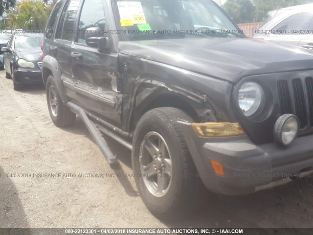 1J4GK38K85W598207 - 2005 JEEP LIBERTY RENEGADE BROWN photo 6