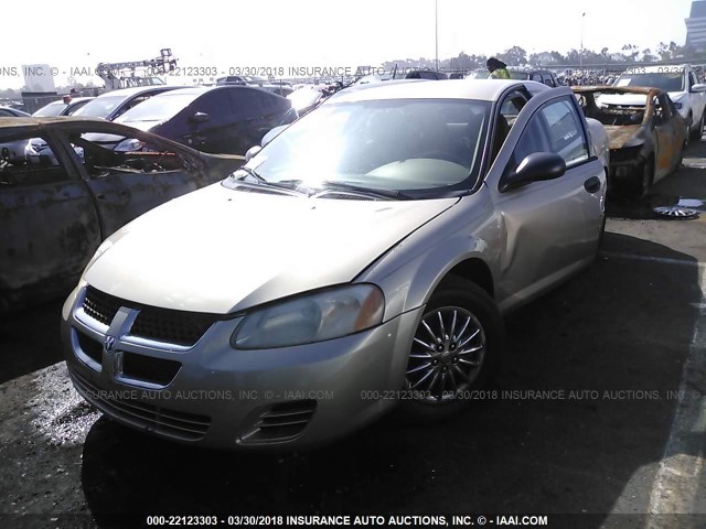 1B3EL36X24N194186 - 2004 DODGE STRATUS SE BEIGE photo 2