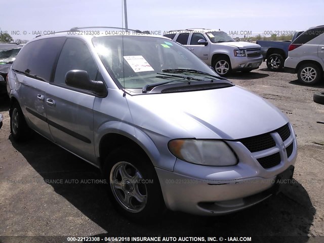 2D4GP44383R231876 - 2003 DODGE GRAND CARAVAN SPORT SILVER photo 1