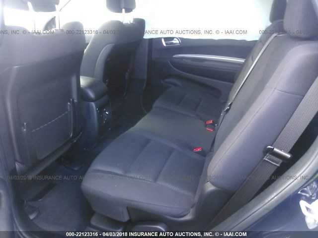 1C4RDHAG8HC960652 - 2017 DODGE DURANGO SXT Dark Blue photo 8