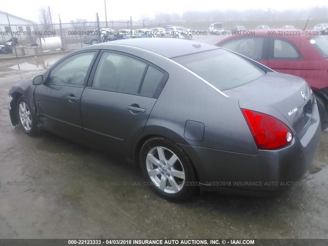 1N4BA41EX6C823149 - 2006 NISSAN MAXIMA SE/SL GRAY photo 3