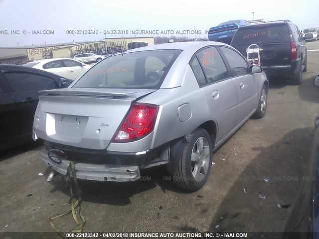 1G8AL55B57Z157283 - 2007 SATURN ION LEVEL 3 SILVER photo 4