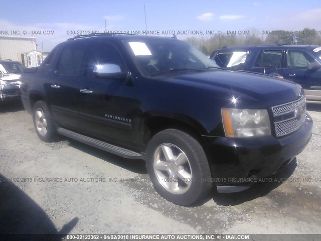 3GNEC12067G320369 - 2007 CHEVROLET AVALANCHE C1500 BLACK photo 1