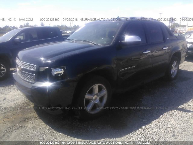 3GNEC12067G320369 - 2007 CHEVROLET AVALANCHE C1500 BLACK photo 2