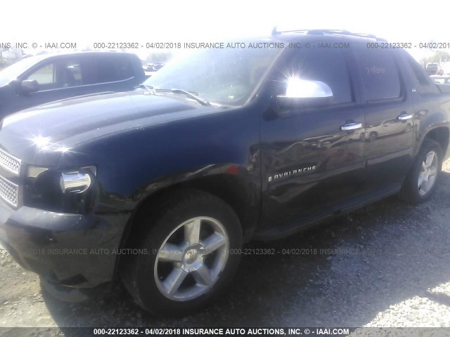 3GNEC12067G320369 - 2007 CHEVROLET AVALANCHE C1500 BLACK photo 6