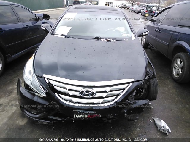 5NPEC4AC2DH700298 - 2013 HYUNDAI SONATA SE/LIMITED BLACK photo 6