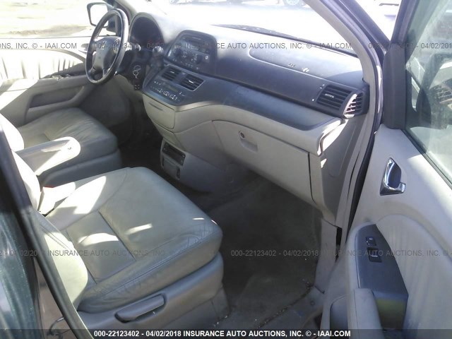5FNRL38766B019373 - 2006 HONDA ODYSSEY EXL ნაცრისფერი ფოტო 5