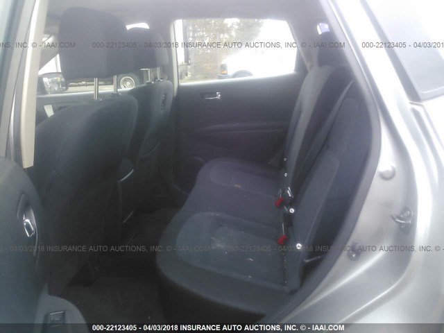 JN8AS5MV6DW646474 - 2013 NISSAN ROGUE S/SV GRAY photo 8