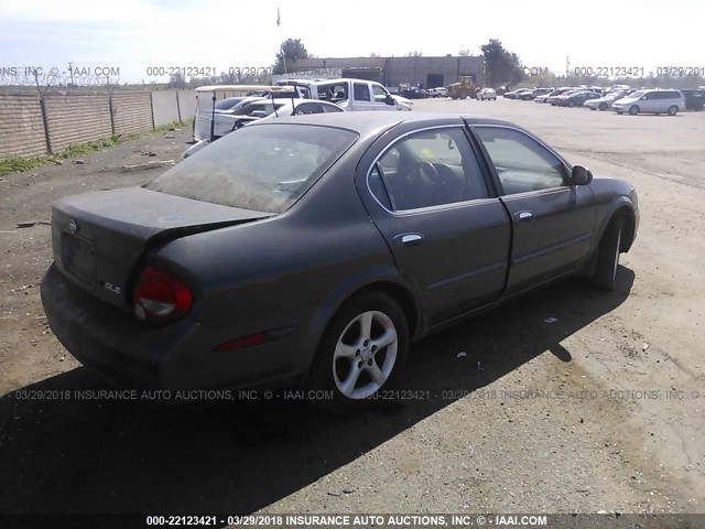 JN1CA31D8YT756881 - 2000 NISSAN MAXIMA GLE/GXE/SE GRAY photo 4