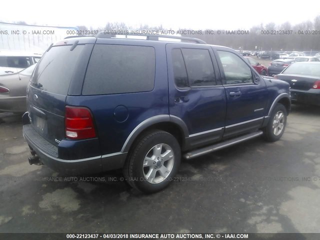 1FMZU73K64UA64300 - 2004 FORD EXPLORER XLT/XLT SPORT/NBX BLUE photo 4