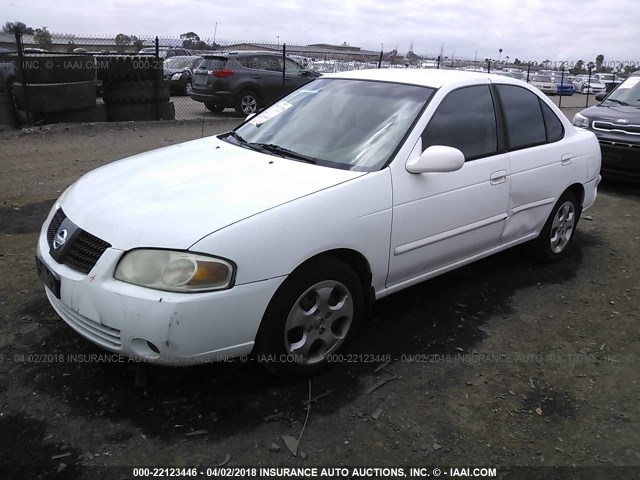 3N1CB51D66L622980 - 2006 NISSAN SENTRA 1.8/1.8S WHITE photo 2