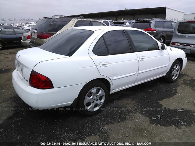 3N1CB51D66L622980 - 2006 NISSAN SENTRA 1.8/1.8S WHITE photo 4