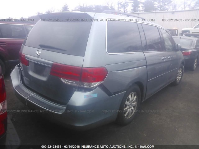 5FNRL38748B115313 - 2008 HONDA ODYSSEY EXL ნაცრისფერი ფოტო 4