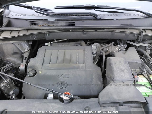 5TDJKRFH5FS222717 - 2015 TOYOTA HIGHLANDER XLE შავი ფოტო 10