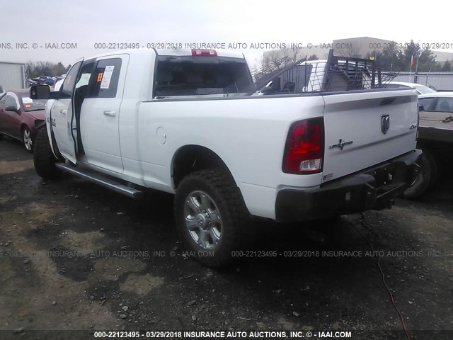 3C6UR5MLXFG510196 - 2015 RAM 2500 SLT WHITE photo 3