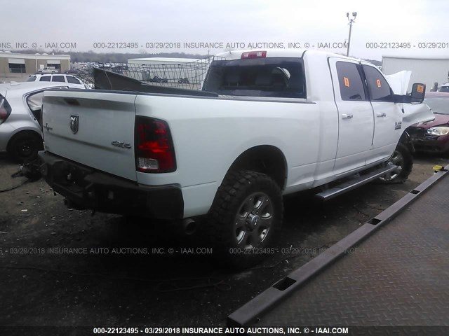 3C6UR5MLXFG510196 - 2015 RAM 2500 SLT WHITE photo 4