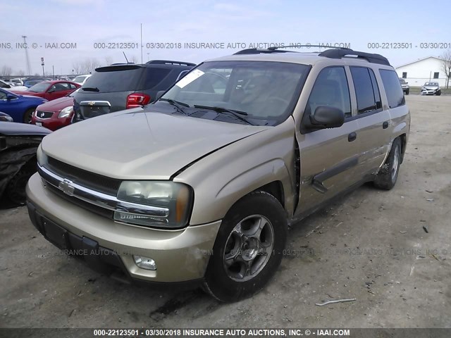 1GNET16S956147019 - 2005 CHEVROLET TRAILBLAZER EXT LS/EXT LT TAN photo 2