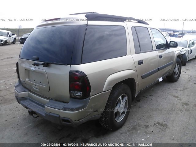 1GNET16S956147019 - 2005 CHEVROLET TRAILBLAZER EXT LS/EXT LT TAN photo 4