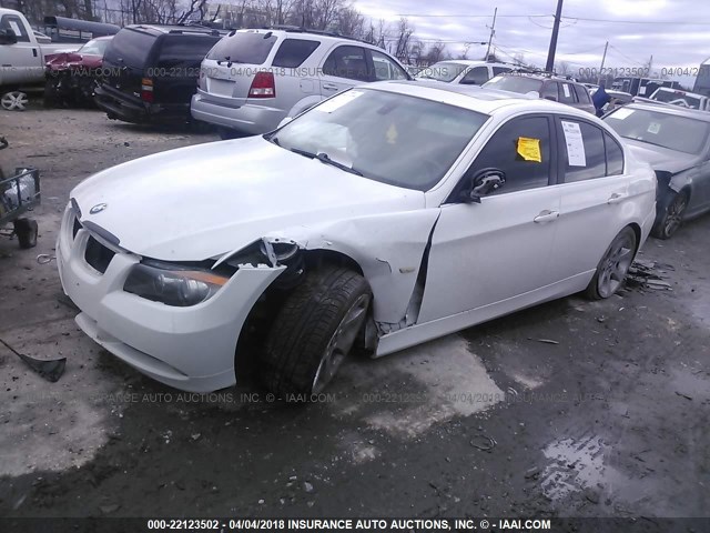 WBAVB33556PS06176 - 2006 BMW 330 I WHITE photo 2