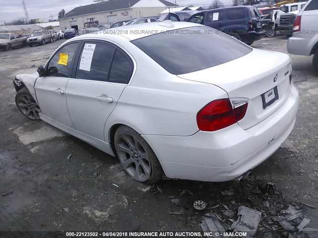 WBAVB33556PS06176 - 2006 BMW 330 I WHITE photo 3