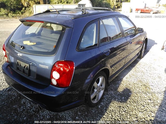 JM1BJ245X31111564 - 2003 MAZDA PROTEGE PR5 蓝色 照片 4