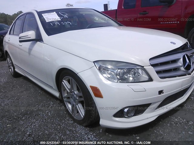 WDDGF5GB5AF474242 - 2010 MERCEDES-BENZ C 350 WHITE photo 1