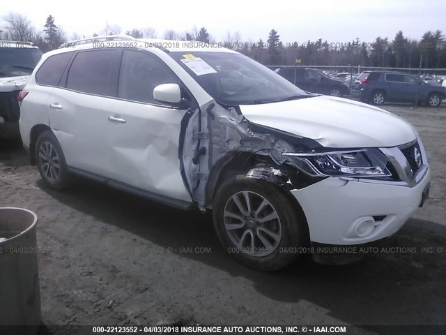 5N1AR2MM0EC732259 - 2014 NISSAN PATHFINDER S/SV/SL/PLATINUM 白色 照片 1