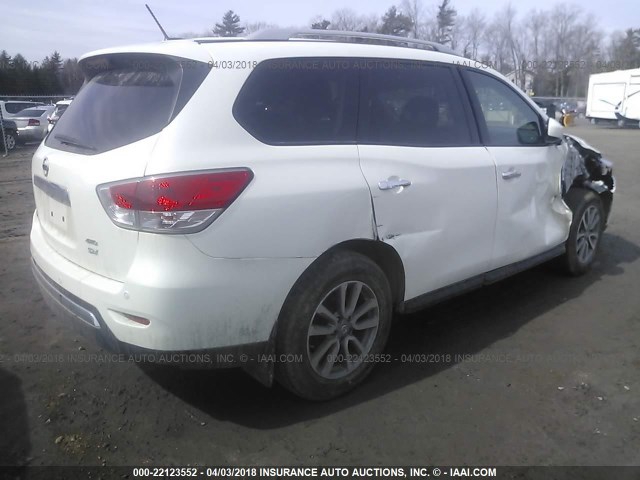 5N1AR2MM0EC732259 - 2014 NISSAN PATHFINDER S/SV/SL/PLATINUM 白色 照片 4