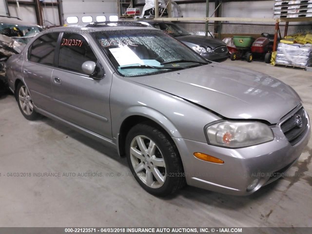 JN1DA31D82T449853 - 2002 NISSAN MAXIMA GLE/GXE/SE GRAY photo 1