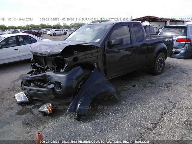 1N6AD0CU0FN754094 - 2015 NISSAN FRONTIER SV/PRO-4X GRAY photo 2