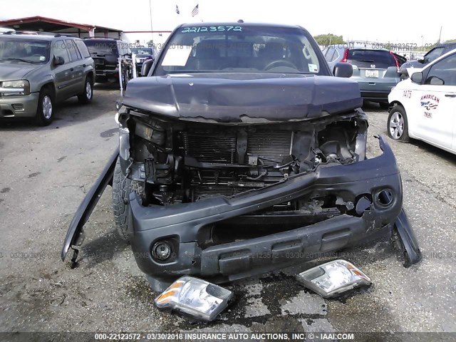 1N6AD0CU0FN754094 - 2015 NISSAN FRONTIER SV/PRO-4X GRAY photo 6