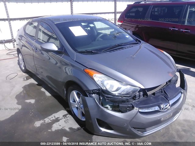 5NPDH4AE3DH291095 - 2013 HYUNDAI ELANTRA GLS/LIMITED GRAY photo 1