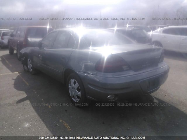 1G2NE52FX5M255409 - 2005 PONTIAC GRAND AM SE GRAY photo 3