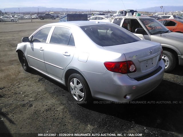 JTDBU4EE3AJ064456 - 2010 TOYOTA COROLLA S/LE/XLE SILVER photo 3