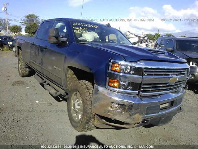 1GC1KVEY1HF106539 - 2017 CHEVROLET SILVERADO K2500 HEAVY DUTY LT BLUE photo 1