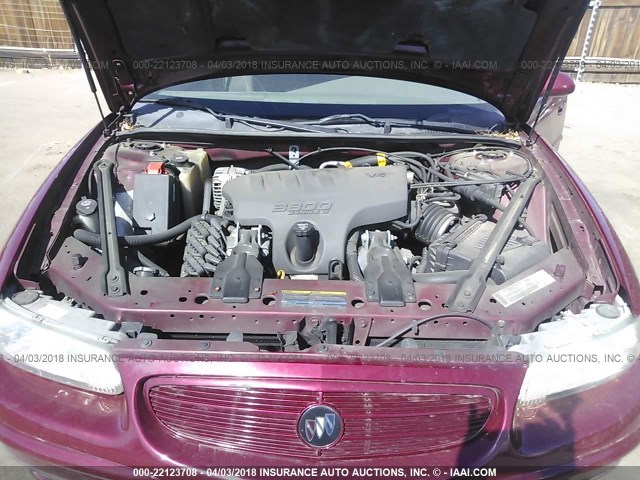2G4WB52K541364842 - 2004 BUICK REGAL LS 栗色 照片 10