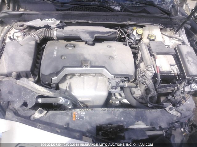 1G11C5SA2DF310774 - 2013 CHEVROLET MALIBU 1LT SILVER photo 10