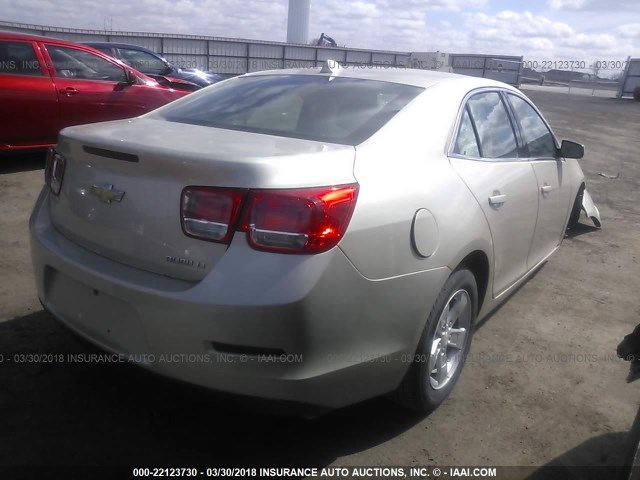 1G11C5SA2DF310774 - 2013 CHEVROLET MALIBU 1LT SILVER photo 4