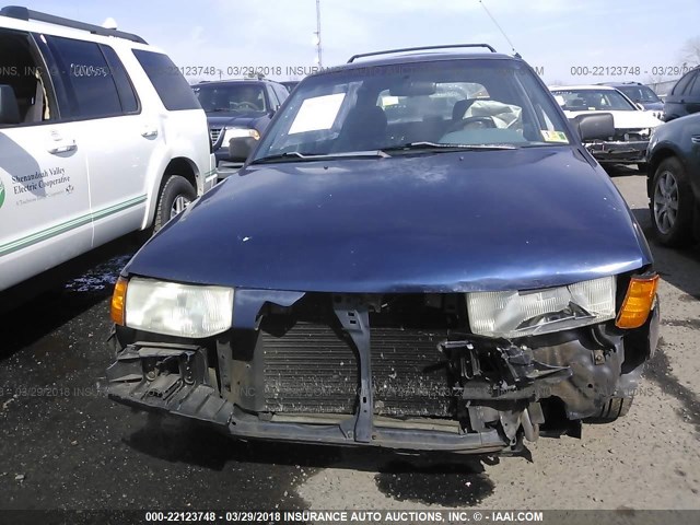 3FARP15J1RR102260 - 1994 FORD ESCORT LX/SPORT BLUE photo 6