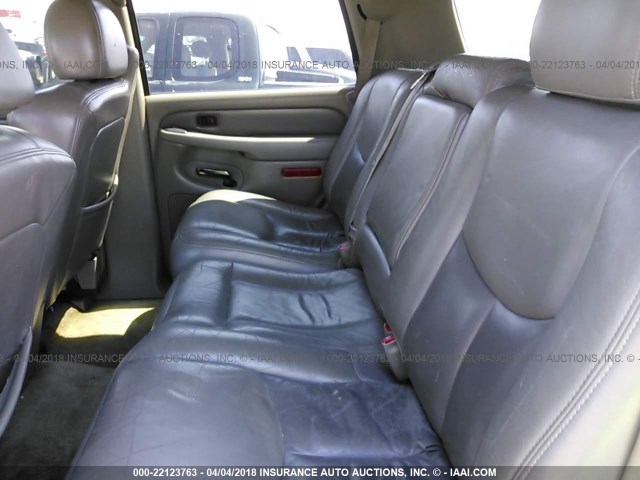 1GKEK63U44J274100 - 2004 GMC YUKON DENALI BLACK photo 8