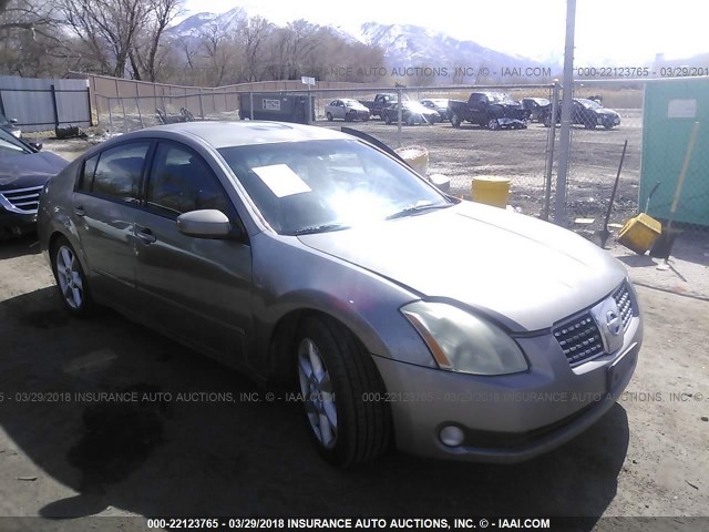 1N4BA41E04C914881 - 2004 NISSAN MAXIMA SE/SL SILVER photo 1