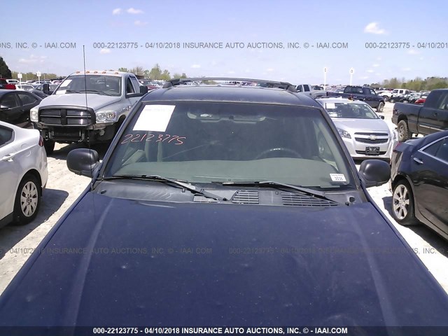 1GNDS13S922364124 - 2002 CHEVROLET TRAILBLAZER  BLUE photo 6