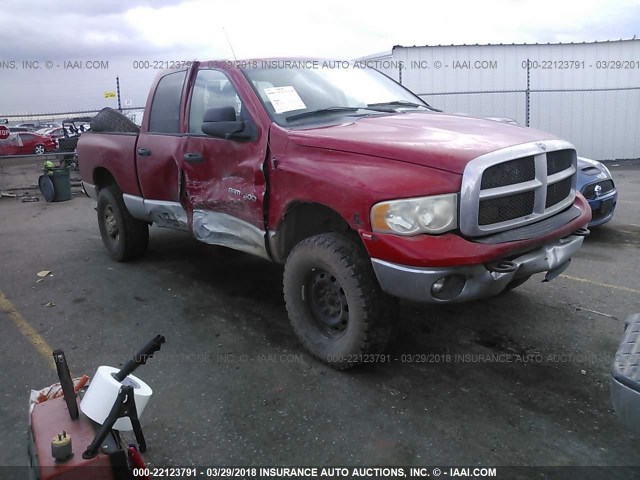 3D7KU28C54G193258 - 2004 DODGE RAM 2500 ST/SLT 红色 照片 1