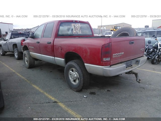 3D7KU28C54G193258 - 2004 DODGE RAM 2500 ST/SLT 红色 照片 3