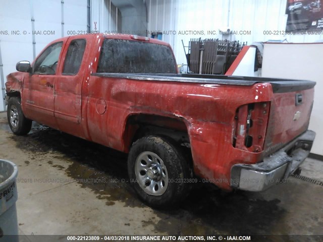 1GCRCSEA1CZ100572 - 2012 CHEVROLET SILVERADO C1500 LT RED photo 3