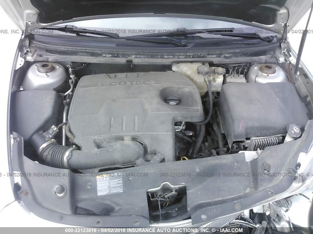 1G1ZE5EU8BF314442 - 2011 CHEVROLET MALIBU LTZ 银色 照片 10