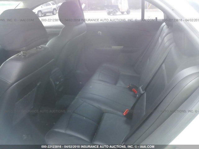 1G1ZE5EU8BF314442 - 2011 CHEVROLET MALIBU LTZ 银色 照片 8