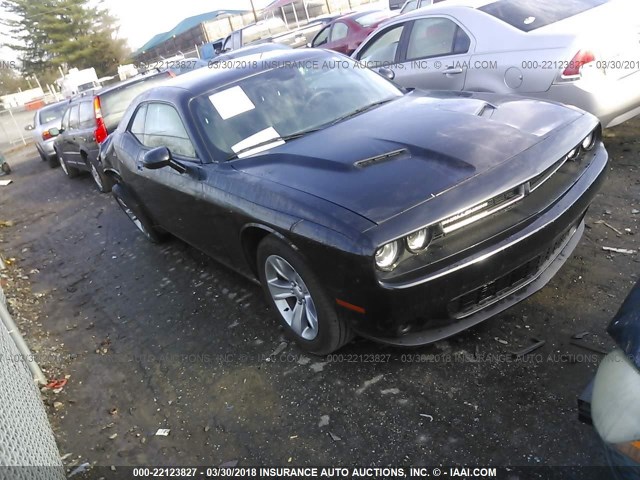 2C3CDZAG3GH221300 - 2016 DODGE CHALLENGER SXT BLACK photo 1