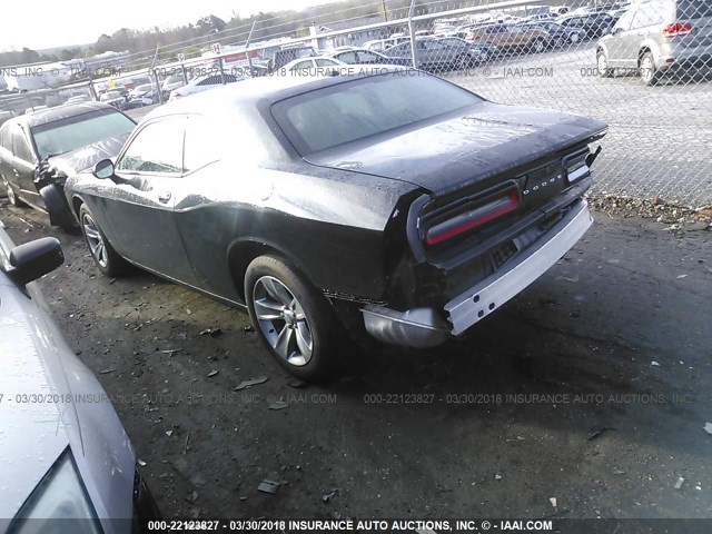 2C3CDZAG3GH221300 - 2016 DODGE CHALLENGER SXT BLACK photo 3