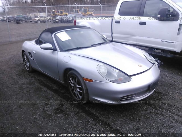 WP0CA29853U623609 - 2003 PORSCHE BOXSTER SILVER photo 1